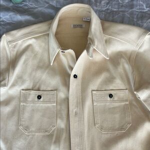 Gustin Men's Tan Casual Button Down Shirt